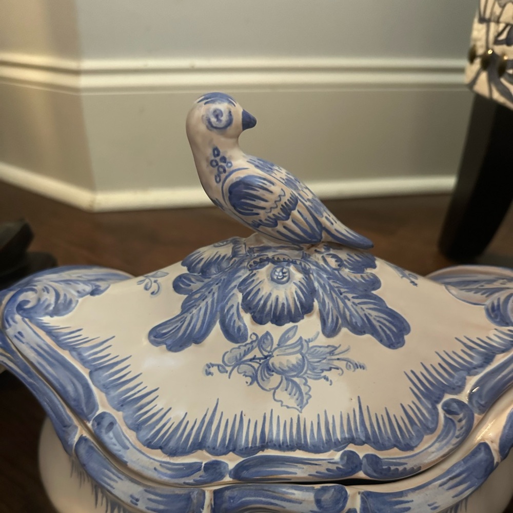 Soup Tureen 
Gabriel Sweden Faience Ceramic Tureen